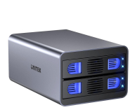 Akcesoria do dysków UNITEK Obudowa RAID SATA 2.5"/3.5" - 4 tryby, 40TB, 5Gb/s S1308B01-EU